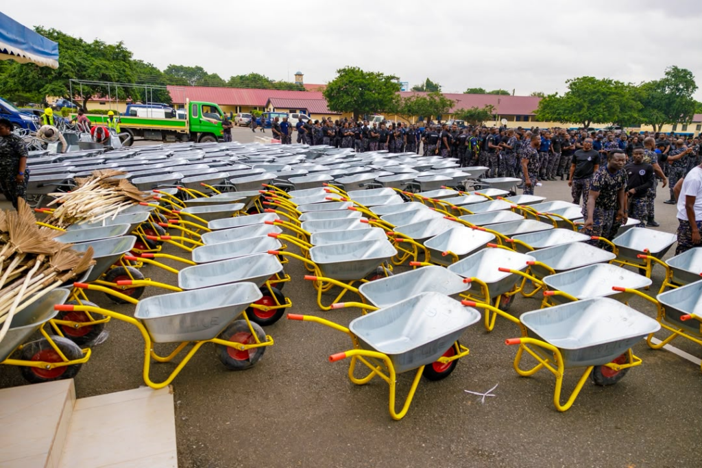 Police Spearhead Nationwide Two-Day Clean-Up Campaign Against Flooding