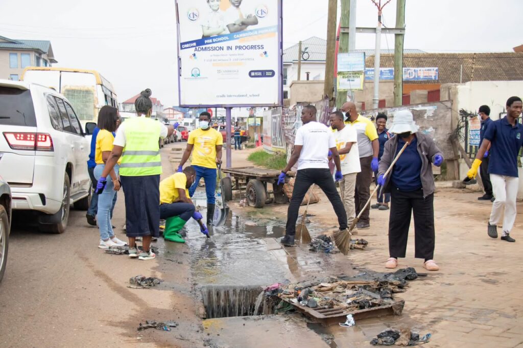 CalBank PLC Boosts Sanitation Efforts in Korle Klottey With Equipment Donation
