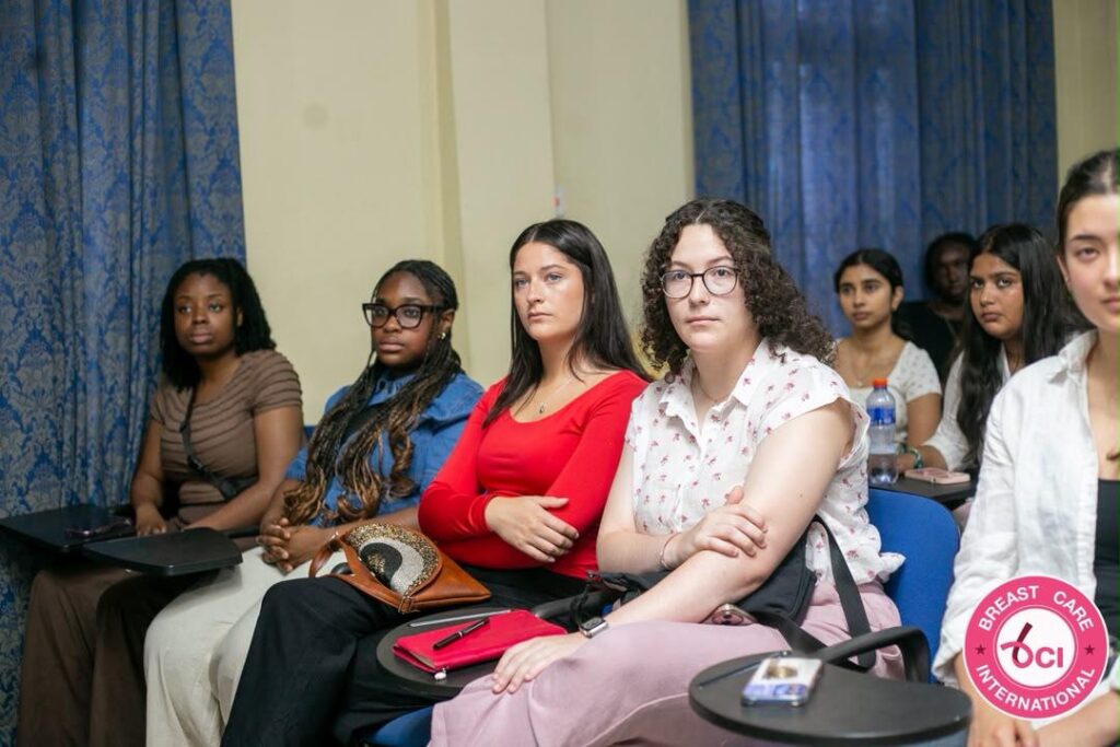 US Students Engage in Breast Cancer Care Exchange at Kumasi Hospital