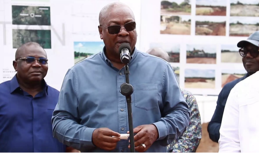 Mahama Promises Ho-Aflao Highway Sections Open Within Six Months