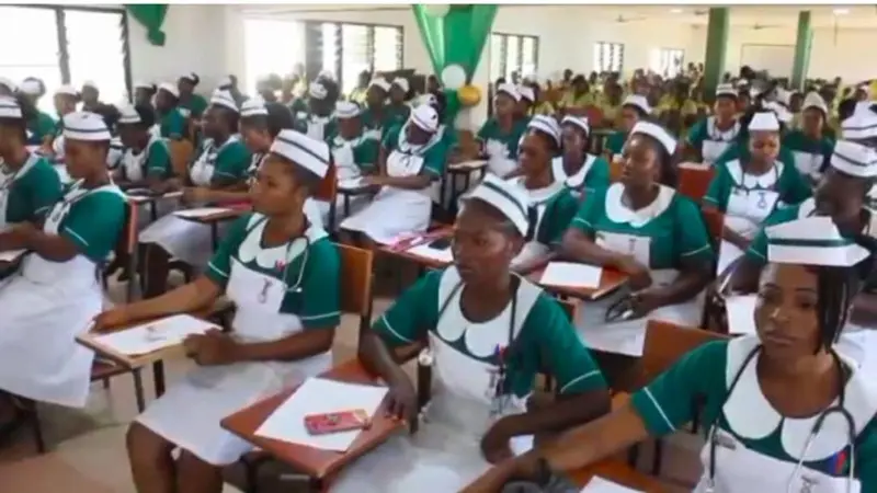 First-year students at Dadiesoaba Nursing College benefit from "No fees stress" policy