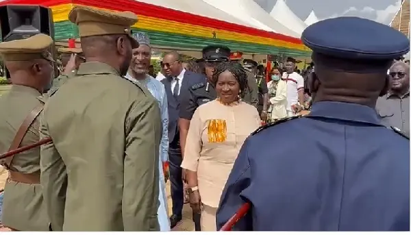 Ghana Army takes over security at Jubilee House during 47th guard changing ceremony