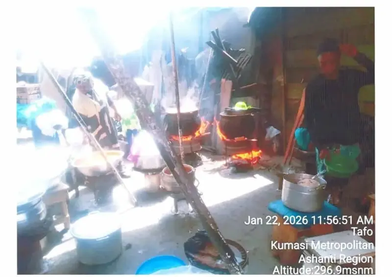 Kumasi court jails food vendor 20 Days for using open fire in market