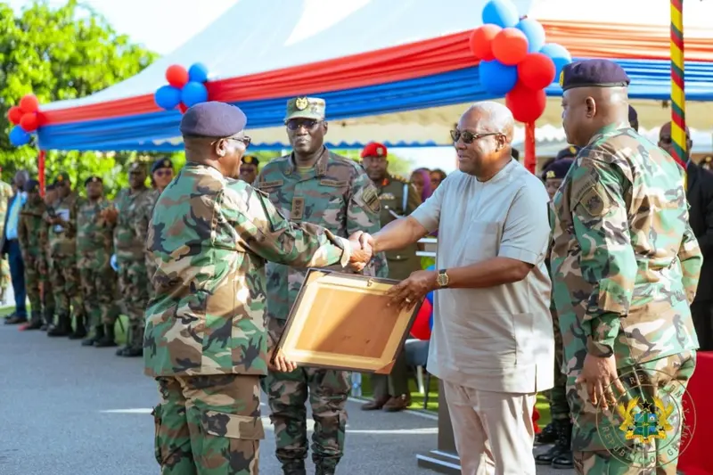 Mahama hails 48 Engineer Regiment after successful disaster recovery mission in Jamaica