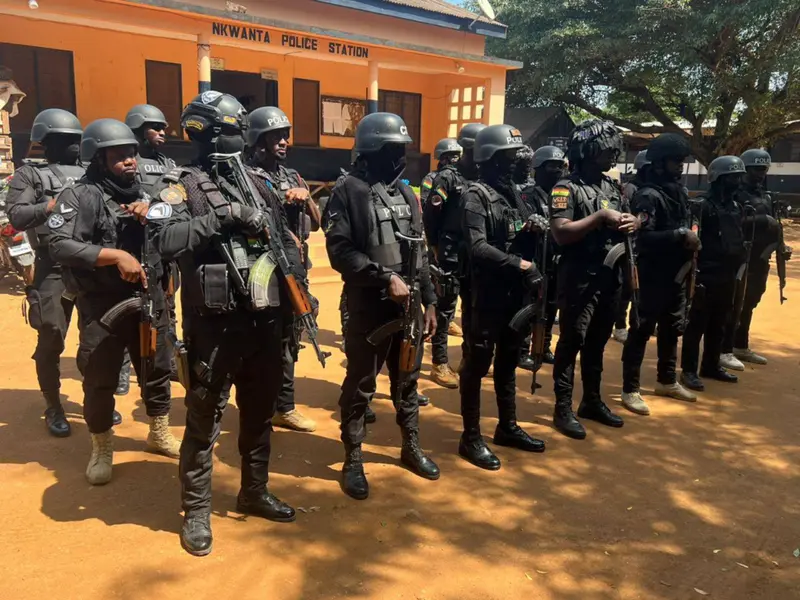 Oti Regional Police Commander engages Nkwanta Community, calls for calm after attacks