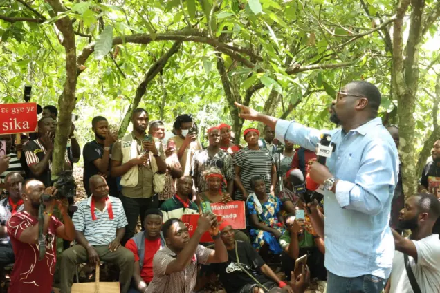 Tension as NDC members allegedly plot to disrupt Minority's engagement with cocoa farmers in Bonkrom