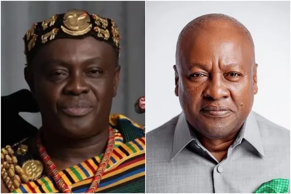 Watch as Dormaahene 'cries' to Mahama over Burkinabes attacking Ghanaian egg traders
