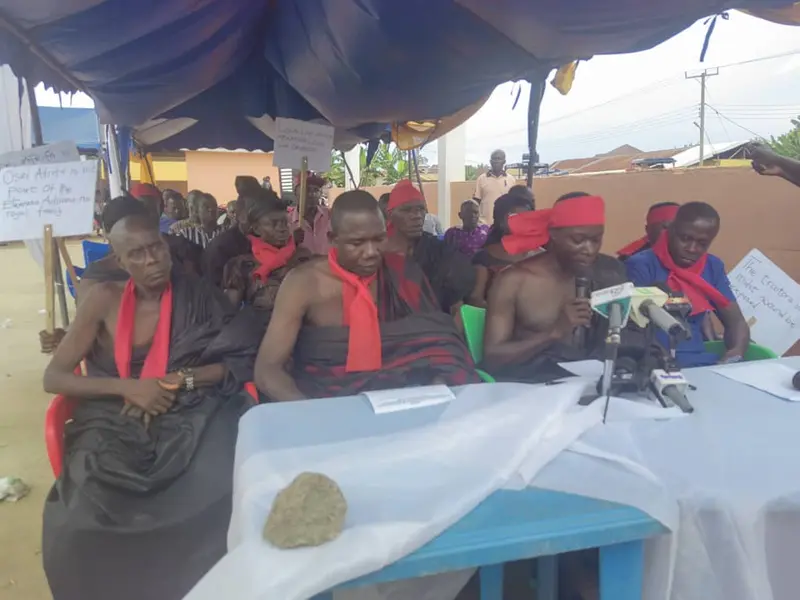 Aduana family reaffirms loyalty to Okyenhene, rejects 'breakaway' claim by alleged imposter