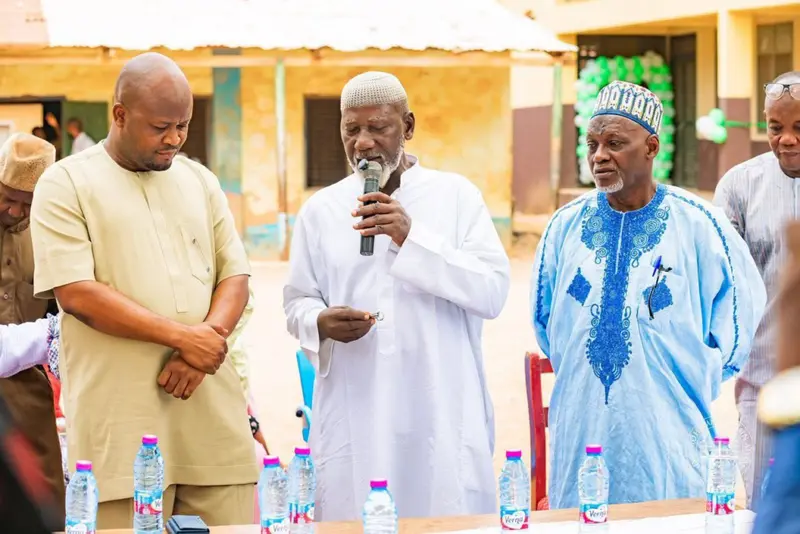 Amin Adam commissions classroom block at alma mater in Zogbeli