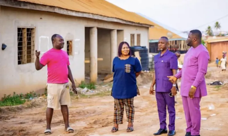 Ashanti Regional Minister inspects Common Fund projects in Atwima Kwanwoma