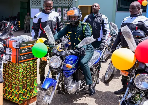 CGI orders motorbike training at tactical school in Kyebi