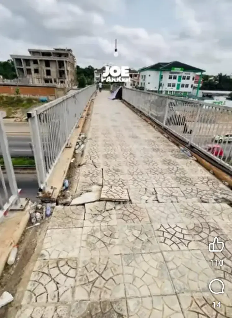 Dzorwulu footbridge to close for repairs after lowbed truck incident