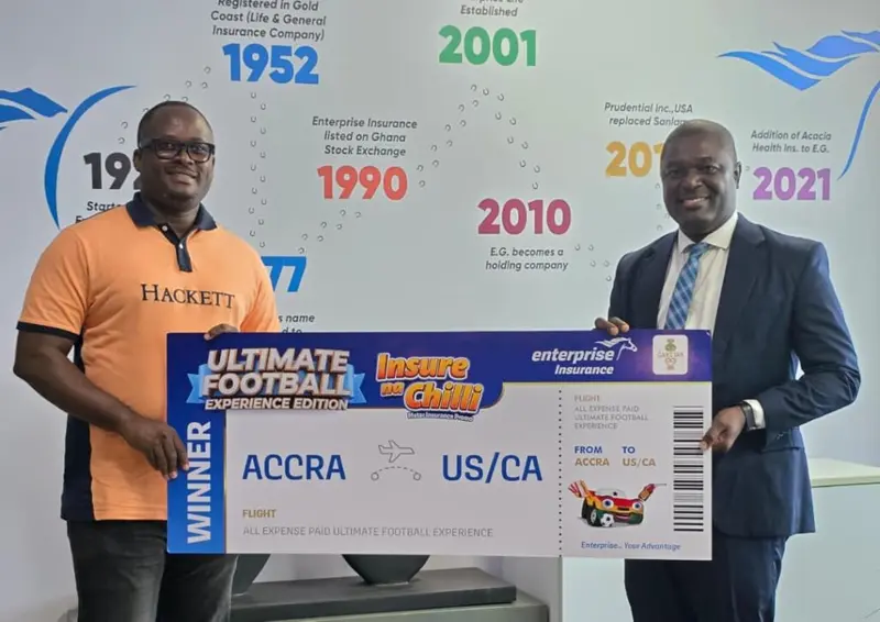 Enterprise Insurance crowns first "Insure Na Chilli" winner: Jonathan Syme set for ultimate football experience