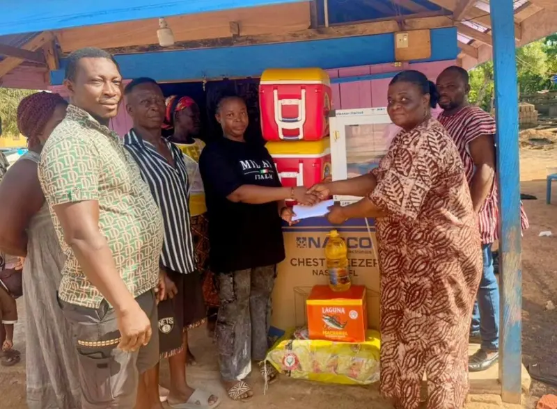 Gender Ministry supports domestic abuse survivor with livelihood package in Akim Oda