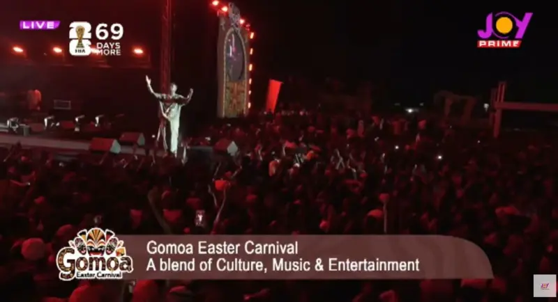 Gomoa Easter Carnival: Sarkodie, Kuami Eugene, Tinny, set festival ablaze as Day 3 ends on high note