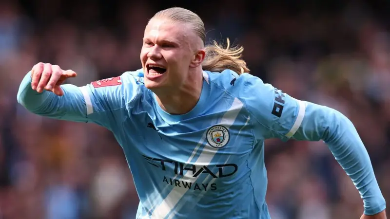 Haaland scores hat-trick as Man City dismantle Liverpool in FA Cup