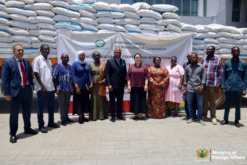 Morocco donates 2,000 tonnes of fertiliser to boost Ghana's agriculture
