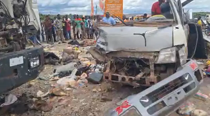 12 dead, 2 critically injured in fatal crash on Nkenkensu highway