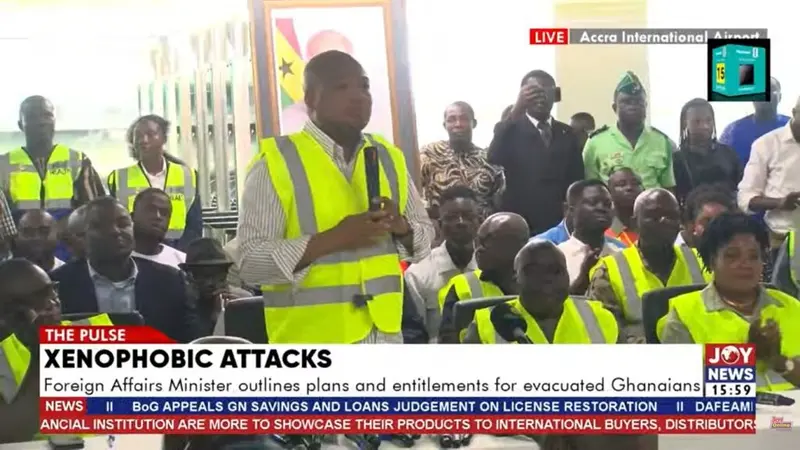 26 Ghanaian prisoners among first evacuees from South Africa - Ablakwa