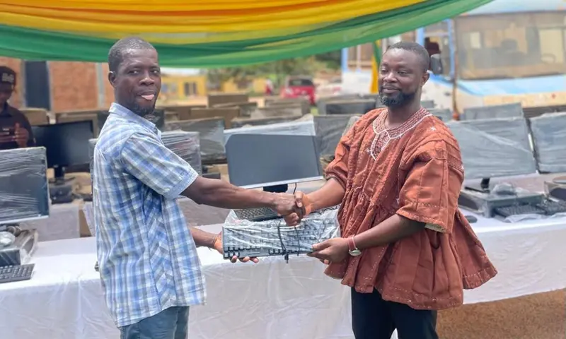 Asutifi North MP donates computers to rural schools to boost ICT education
