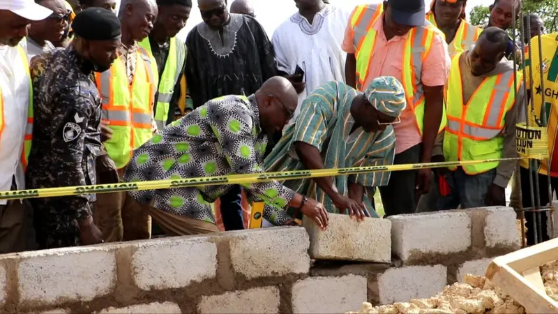 DBI District breaks ground on Upper West's first STEM SHS as Jakpa pledges continued support