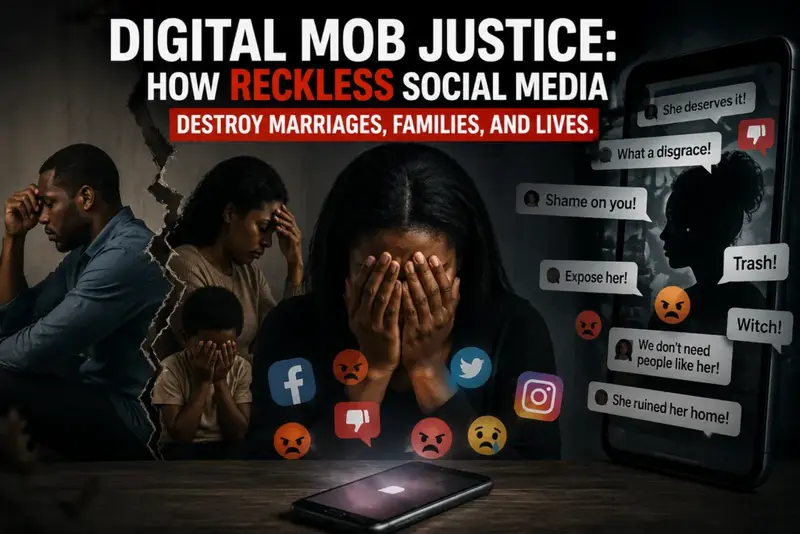 Digital Mob Justice: How reckless Social Media destroy marriages, families, and lives