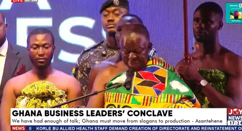 Enough of talk, Ghana must now become a nation of builders - Asantehene