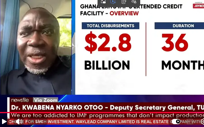 Ghana still addicted IMF programmes that don't promote production - Dr Nyarko Otoo