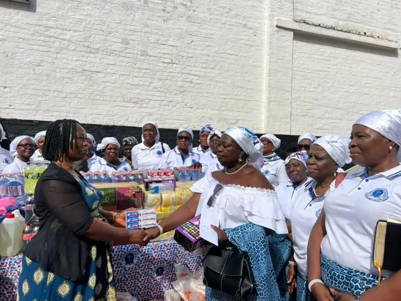 Global Evangelical Church shows love to female inmates at Kumasi Central Prisons to mark Mother's Day