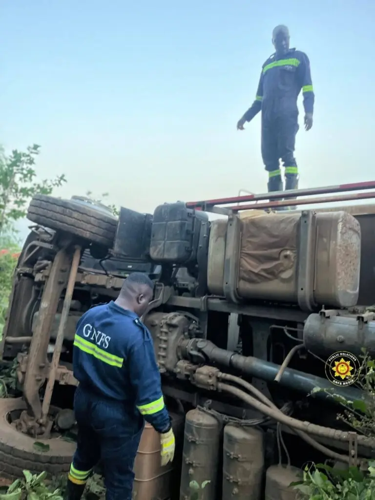 GNFS rescues two crash victims, prevents fire spread in Volta Region