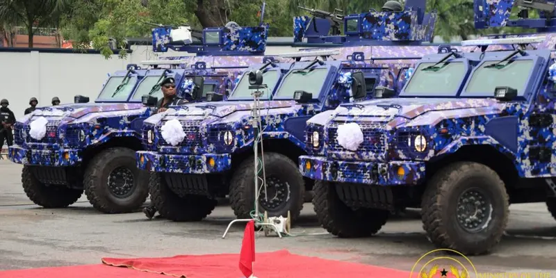 Mahama pledges 40 additional armoured vehicles to bolster police operations