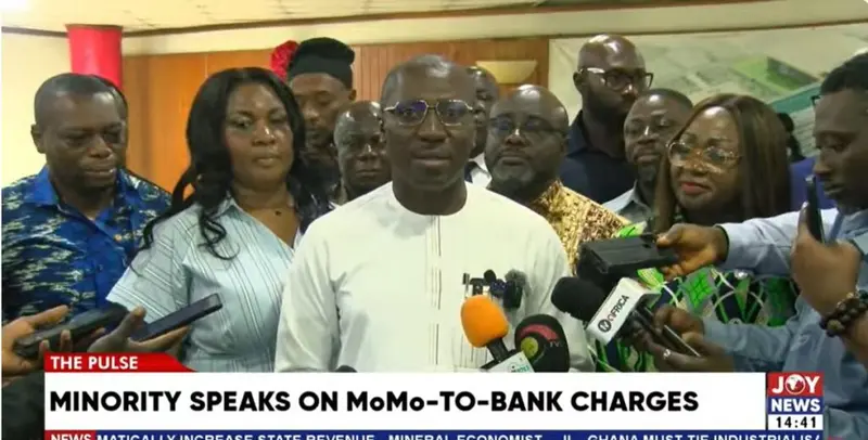 NDC using BoG, private sector company to enforce 0.75% MoMo levy - Minority Leader claims