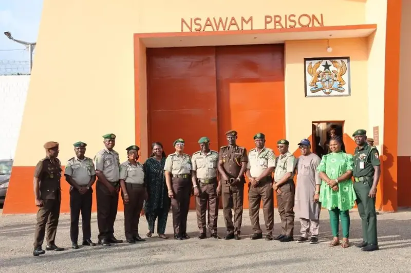 Nigerian Correctional Service delegation visits Nsawam prisons to study rehabilitation programmes