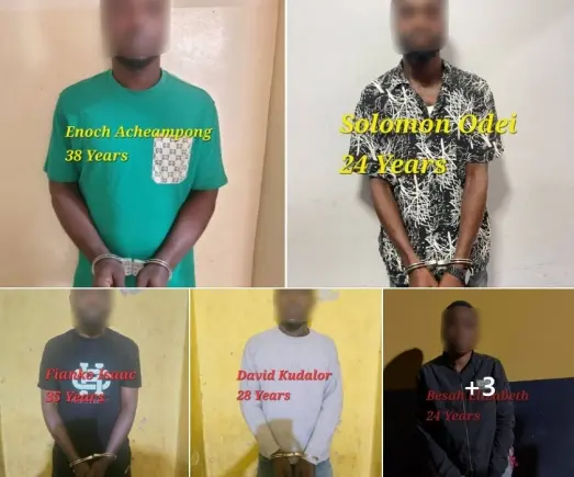 Seven suspects arrested in Eastern Region over car theft