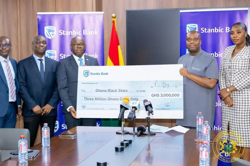 Stanbic Bank donates Gh¢3m to support Black Stars' 2026 World Cup campaign