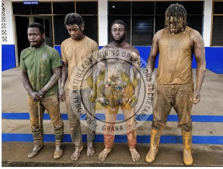 Suspected galamsey thugs arrested along Ankobra River