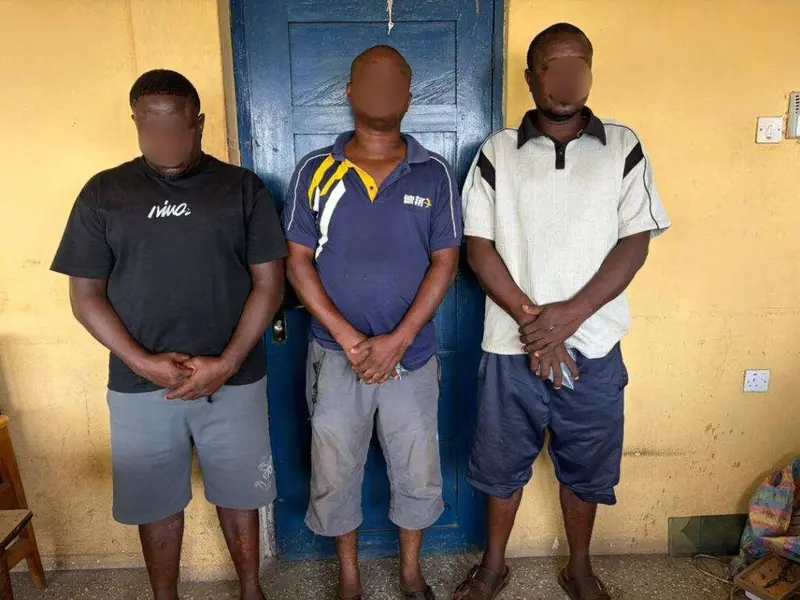 Three arrested over suspected narcotics, GH¢100,000 bribery attempt in Eastern Region