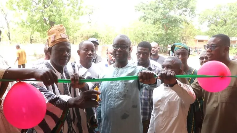 Wa East MP, DCE commission classroom block for Manwe JHS, pledge road repairs