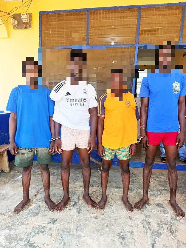 Wenchi District Court remands four suspect for alleged robbery 