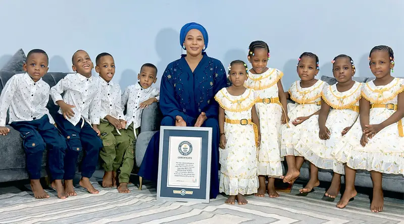 World's first surviving nonuplets getting ready to start school as they celebrate 5th birthday