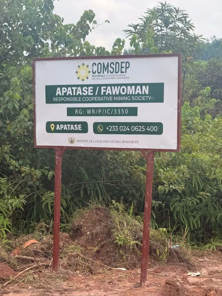Galamsey site disguised as gov't project shut down in Jomoro