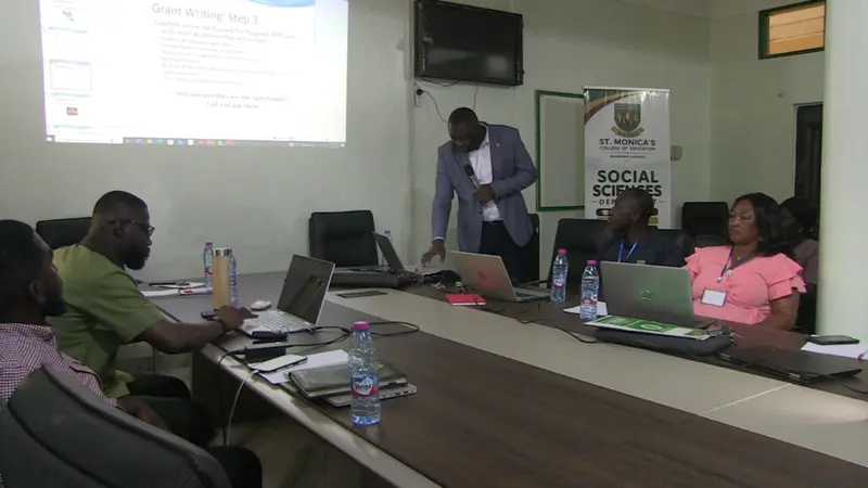 St Monica's tutors trained in grant erriting as Colleges of Education strengthen research capacity