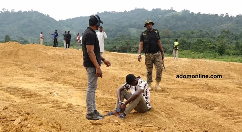 2 arrested for illegal mining near Adansi Asokwa Agenda 111 Hospital site