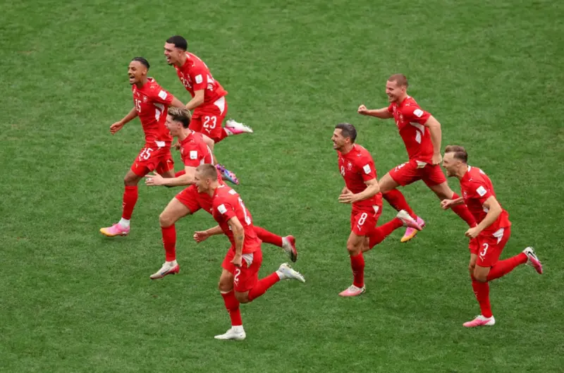 2026 WC: Switzerland beat Colombia on penalties to reach quarter-finals