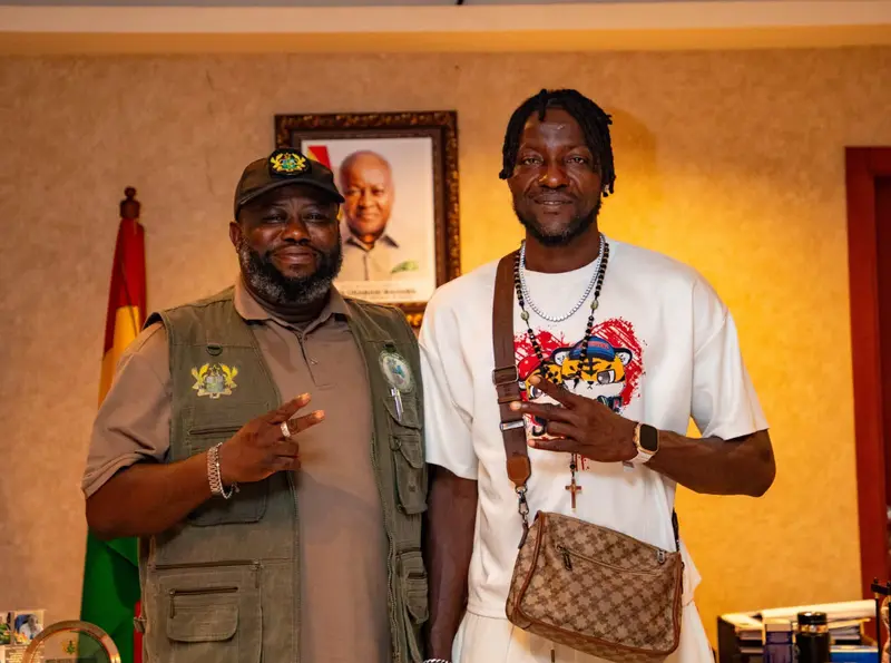 Benjamin Asare pays courtesy call on AMA boss after World Cup feat