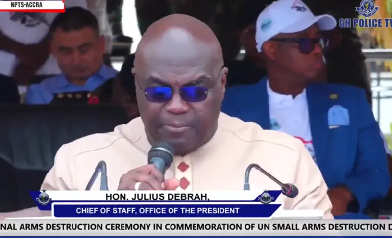 Destruction of over 2,000 firearms signals tougher enforcement against illegal weapons - Julius Debrah