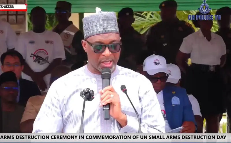 Every destroyed illegal firearm represents a life potentially saved - Muntaka