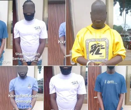 Five suspected armed robbers, landguards arrested at Sapeiman