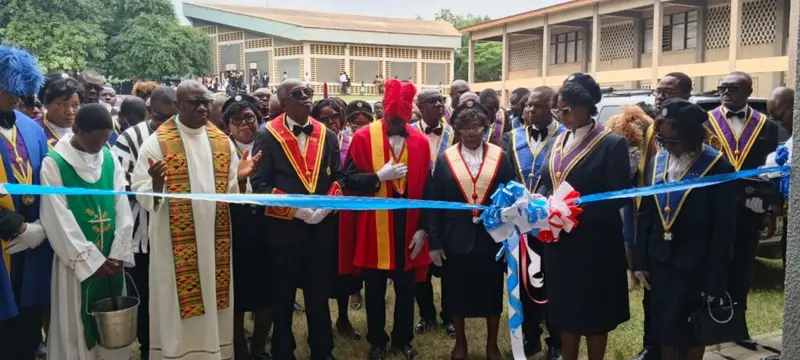 Knights and Ladies of Marshall refurbish washroom facility at St Augustine Catholic Church in Ashaiman