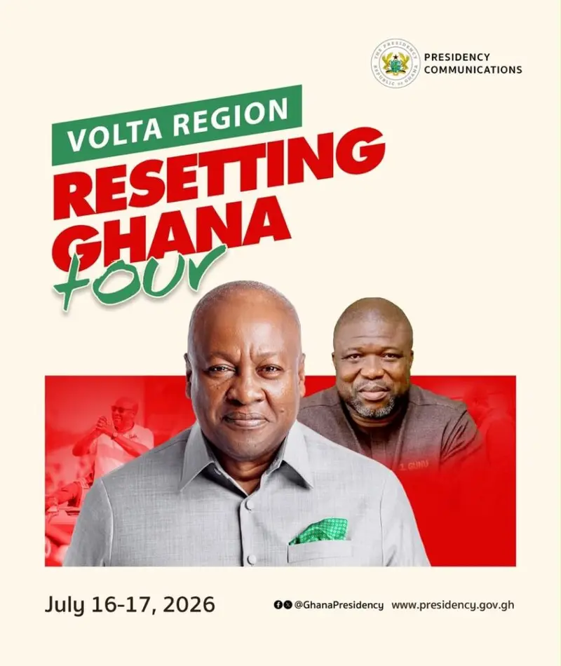 Mahama begins two-day tour in Volta Region